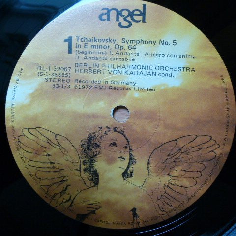 Pyotr Ilyich Tchaikovsky, Herbert von Karajan, Berliner Philharmoniker : Symphony No.5 (LP, Album)