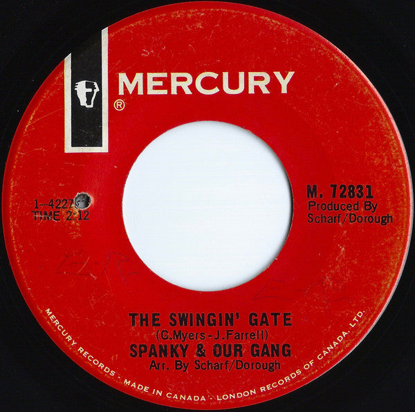 Spanky & Our Gang : Give A Damn (7")