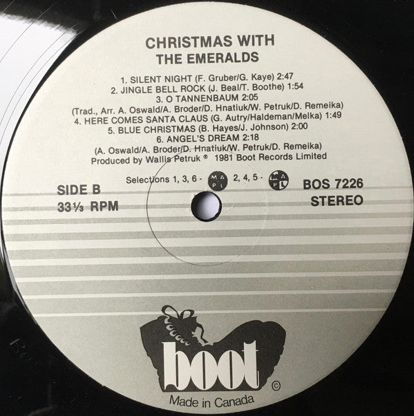 The Emeralds (10) : Christmas With The Emeralds (LP)