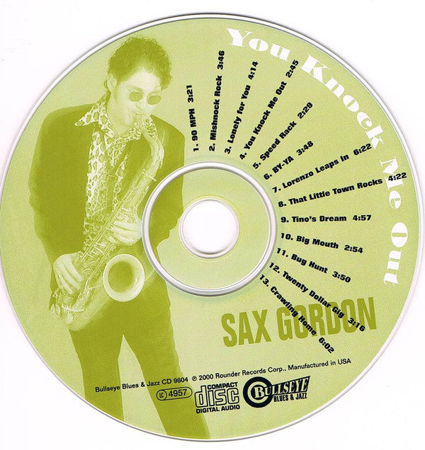 Sax Gordon : You Knock Me Out (HDCD, Album)