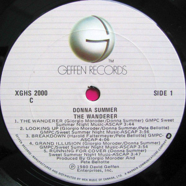 Donna Summer : The Wanderer (LP, Album)