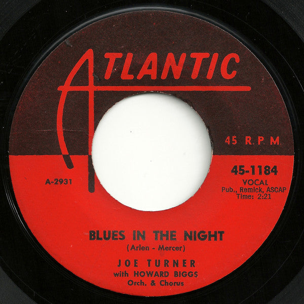 Joe Turner* With Howard Biggs Orch.* : Blues In The Night / Jump For Joy (7")