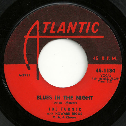 Joe Turner* With Howard Biggs Orch.* : Blues In The Night / Jump For Joy (7")