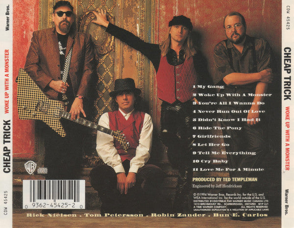 Cheap Trick : Woke Up With A Monster (CD, Album)