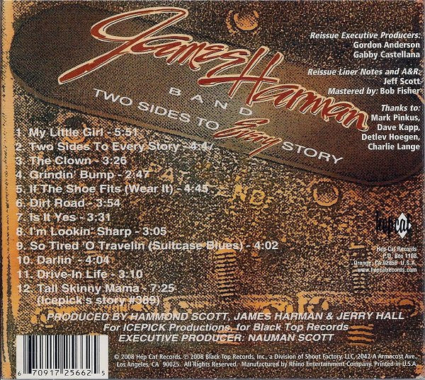 James Harman Band* : Two Sides To Every Story  (CD, Album, RE, Dig)