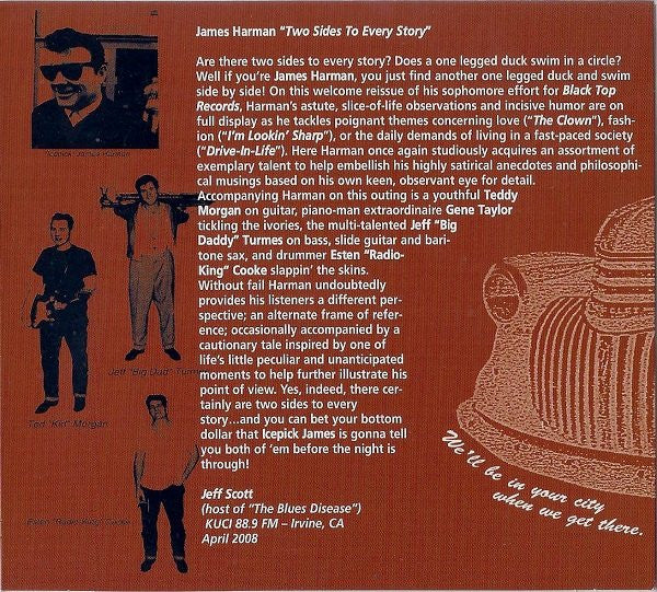 James Harman Band* : Two Sides To Every Story  (CD, Album, RE, Dig)