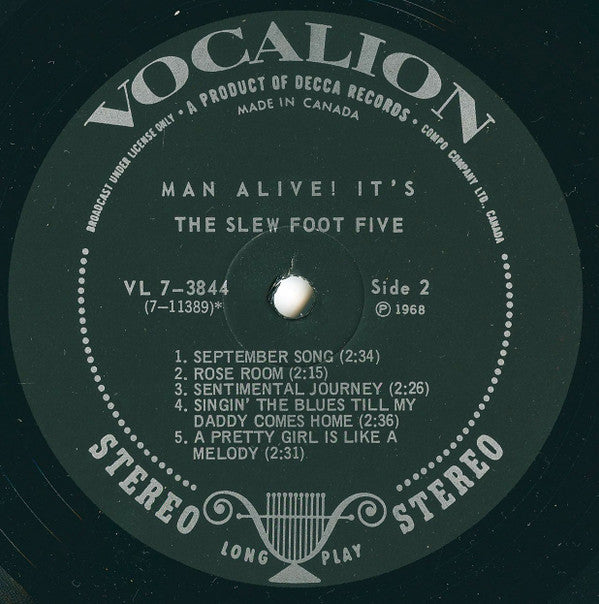 Grady Martin And The Slew Foot Five : Man Alive! It's The Slew Foot Five (LP, Album, RE)