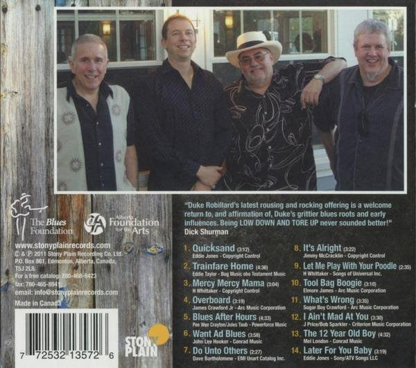 The Duke Robillard Band : Low Down And Tore Up (CD, Album)