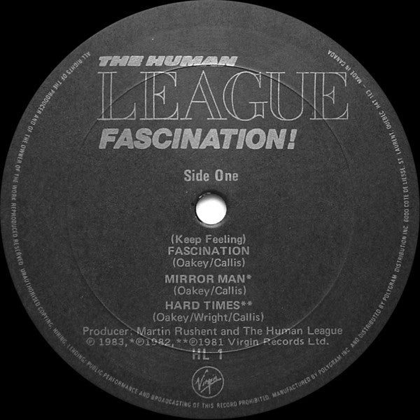 The Human League : Fascination! (LP, MiniAlbum)