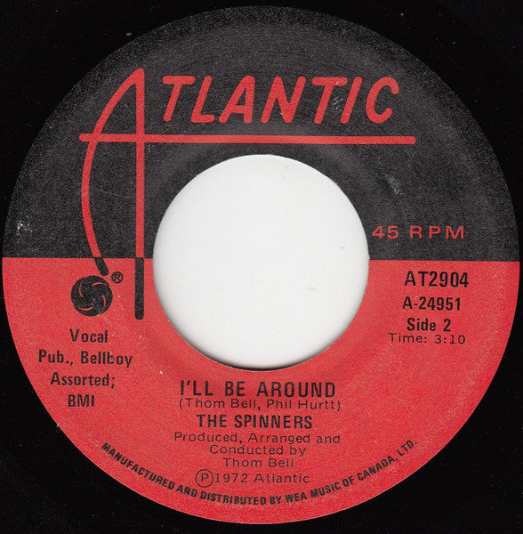 The Spinners* : I'll Be Around (7", Single)