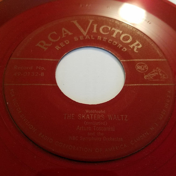Arturo Toscanini And The NBC Symphony Orchestra : The Skaters Waltz  (7", Red)