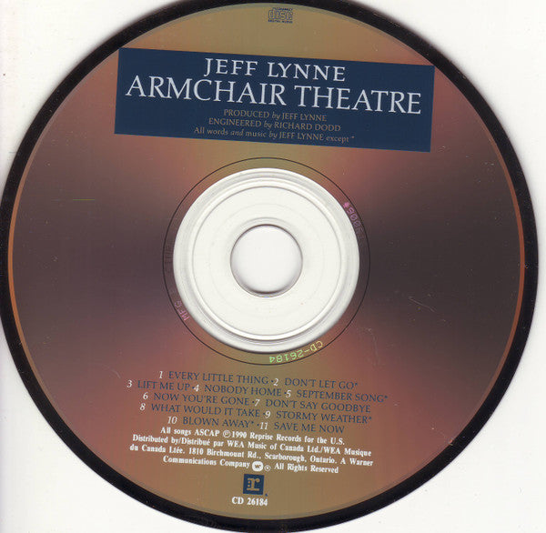 Jeff Lynne : Armchair Theatre (CD, Album)