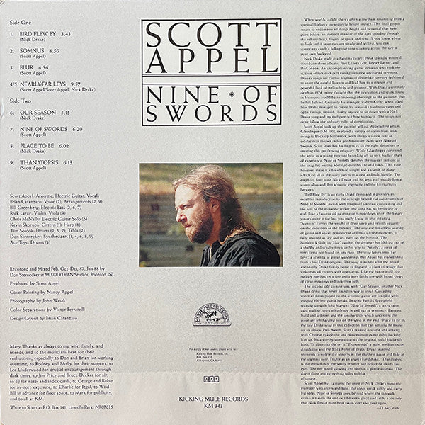 Scott Appel : Nine Of Swords (LP, Album)