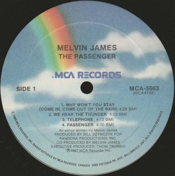 Melvin James : The Passenger (LP, Album)
