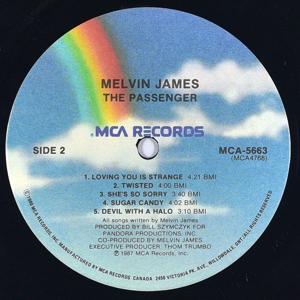 Melvin James : The Passenger (LP, Album)