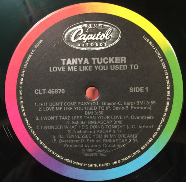 Tanya Tucker : Love Me Like You Used To (LP, Album)
