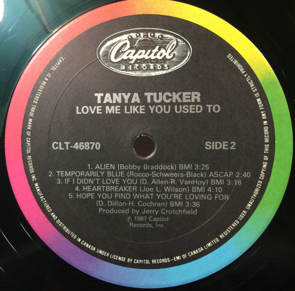 Tanya Tucker : Love Me Like You Used To (LP, Album)