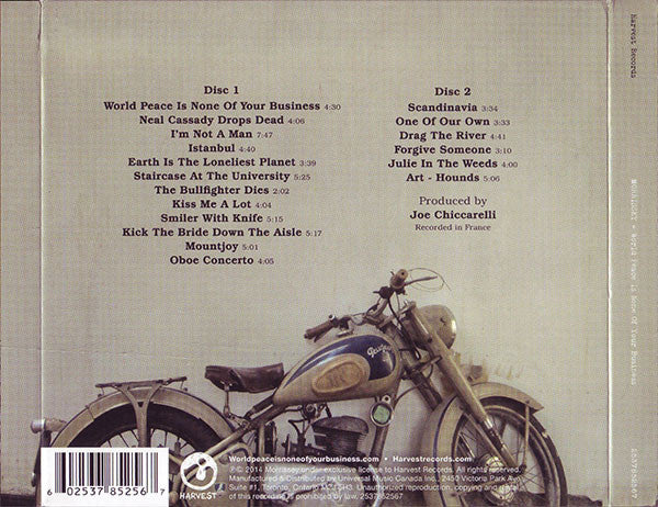 Morrissey : World Peace Is None Of Your Business (2xCD, Album, Dlx, Cin)