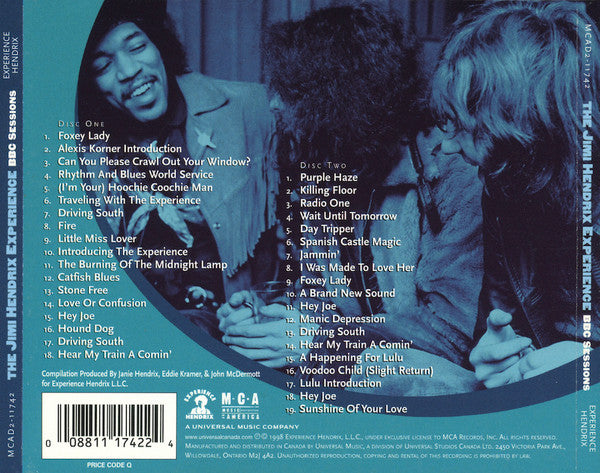 The Jimi Hendrix Experience : BBC Sessions (2xCD, Comp, RM)
