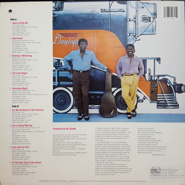 Bobby King &  Terry Evans : Live And Let Live! (LP, Album)