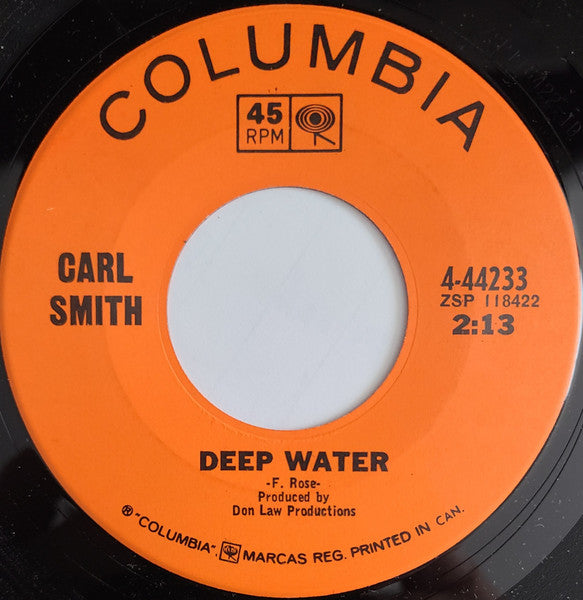 Carl Smith (3) : Deep Water (7", Single)
