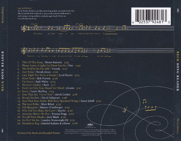 Beck : Song Reader (CD, Album)