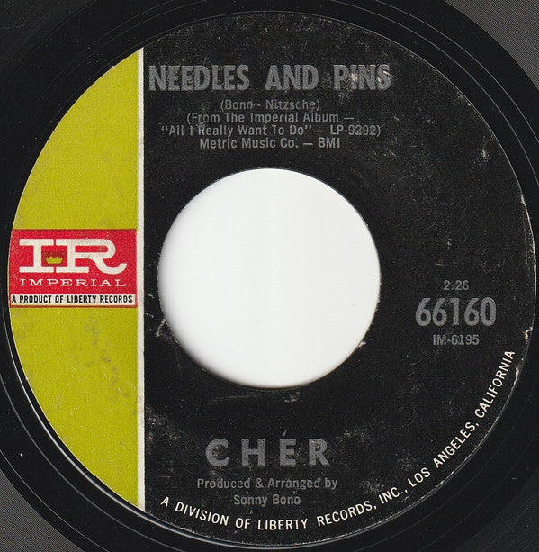 Chér* : Bang Bang (My Baby Shot Me Down) (7", Single)