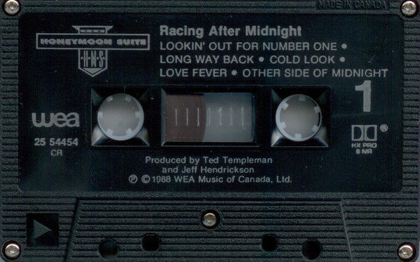 Honeymoon Suite : Racing After Midnight (Cass, Album)