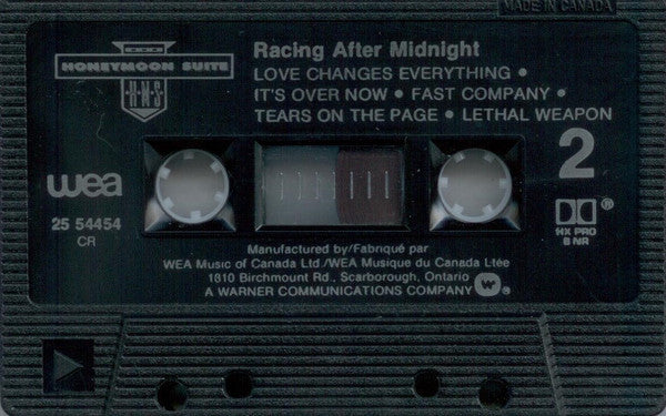 Honeymoon Suite : Racing After Midnight (Cass, Album)