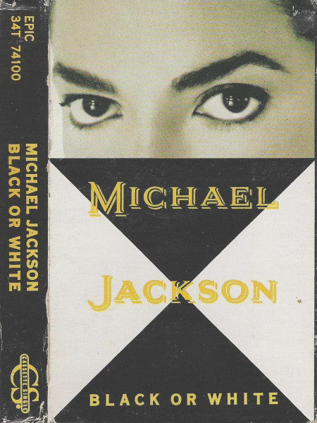 Michael Jackson : Black Or White (Cass, Single, Bla)