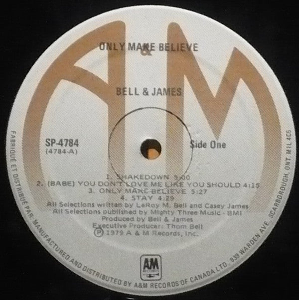 Bell & James : Only Make Believe (LP, Album, gat)