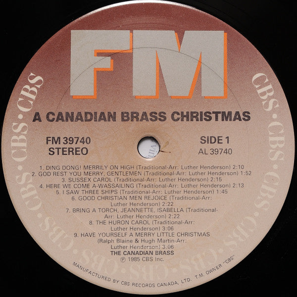 The Canadian Brass : A Canadian Brass Christmas (LP, Album)