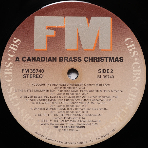 The Canadian Brass : A Canadian Brass Christmas (LP, Album)