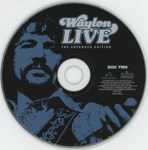 Waylon Jennings : Waylon Live: The Expanded Edition (2xCD, Album, RE)