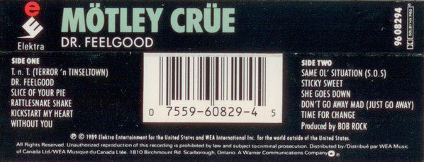 Mötley Crüe : Dr. Feelgood (Cass, Album, Dol)