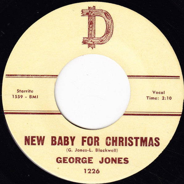George Jones (2) : Maybe Next Christmas (7", Single, RE)