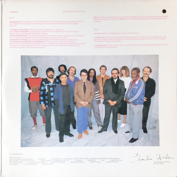 Charlie Haden / Carla Bley : The Ballad Of The Fallen (LP, Album)