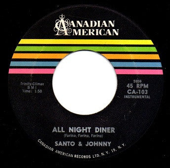 Santo & Johnny : Sleep Walk / All Night Diner (7", Single, RE)