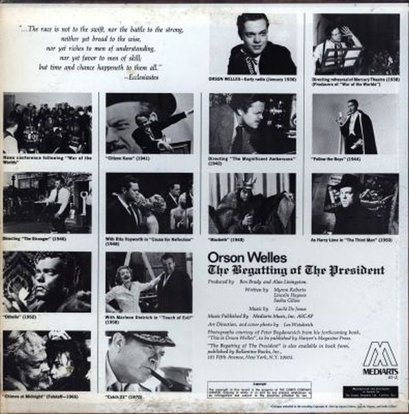 Orson Welles : The Begatting Of The President (LP, Album)