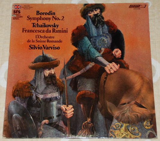 Alexander Borodin, Pyotr Ilyich Tchaikovsky, Silvio Varviso, L'Orchestre De La Suisse Romande : Symphony No. 2 / Francesca Da Rimini (LP, RE, RP)