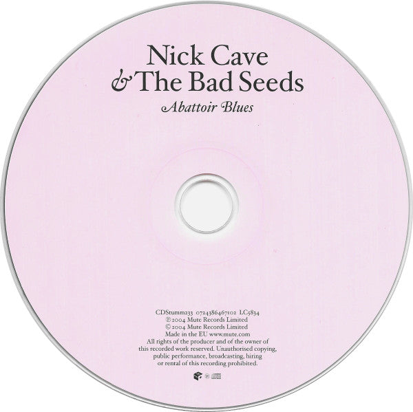 Nick Cave & The Bad Seeds : Abattoir Blues / The Lyre Of Orpheus (2xCD, Album, Dig)