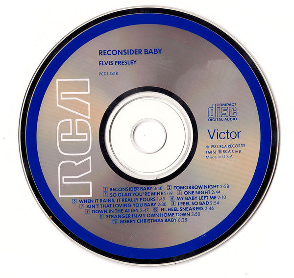 Elvis Presley : Reconsider Baby (CD, Comp)