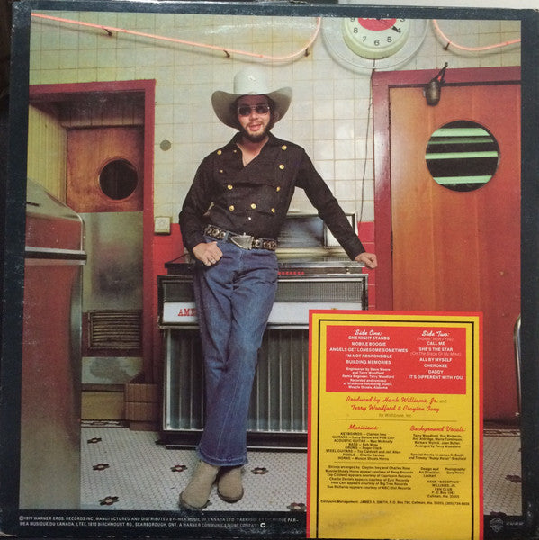 Hank Williams Jr. : One Night Stands (LP, Album)