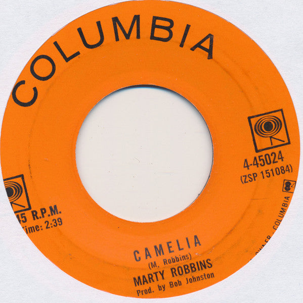 Marty Robbins : Oh Virginia / Camelia (7", Single)