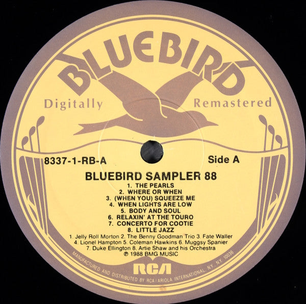 Various : Bluebird Sampler '88 (LP, Comp, RM, Smplr)
