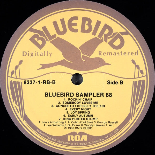 Various : Bluebird Sampler '88 (LP, Comp, RM, Smplr)