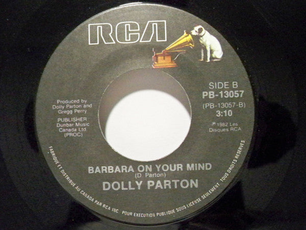 Dolly Parton : Single Women / Barbara On Your Mind (7")