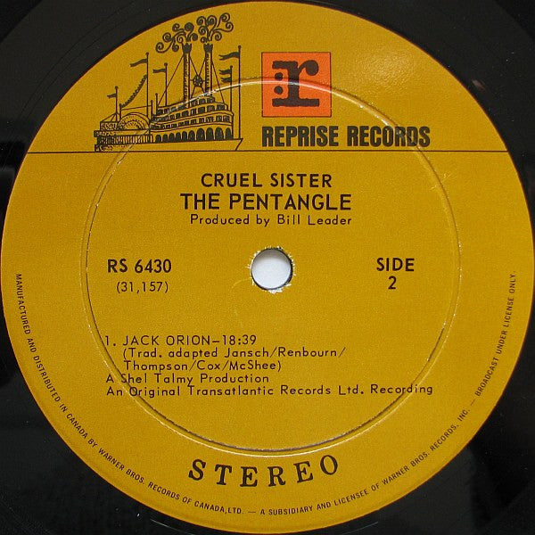 Pentangle : Cruel Sister (LP, Album)