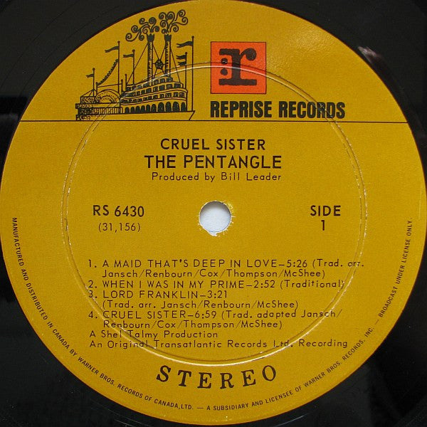 Pentangle : Cruel Sister (LP, Album)