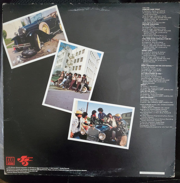 The Jackson 5 : Moving Violation (LP, Album, RE)